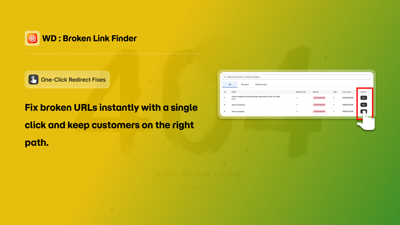 Automatic storefront redirects